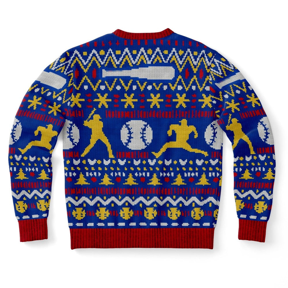 Home Run Baseball Uniform Ugly Christmas Sweater, Christmas Ugly Sweater, Sweater Xmas, Ugly Sweater