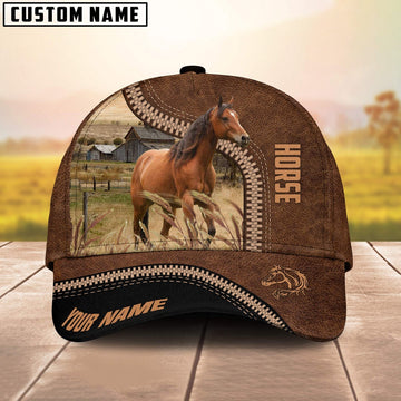 Horse Cattle Customized Name 3D Printed Cap, Farmer Cap, Cap For Farmers, Best Farm Hat, Farm Use Hat
