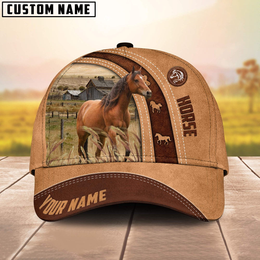 Horse Customized Name Farm Cap, Farmer Cap, Cap For Farmers, Best Farm Hat, Farm Use Hat