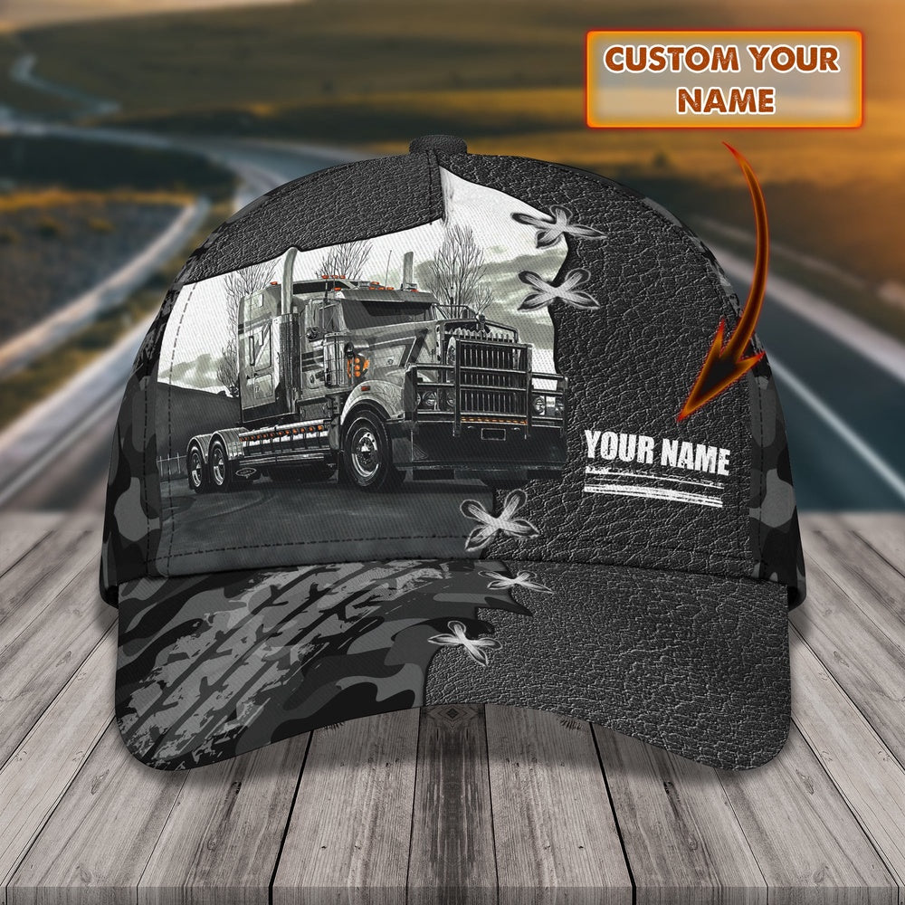 I'm A Veteran And A Trucker Customized Name 3D Cap, Farmer Cap, Cap For Farmers, Best Farm Hat, Farm Use Hat