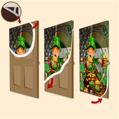 Irish American Leprechaun Happy Patricks Day Home Door, Patricks Day Home Door, Patrick Day Home Decor