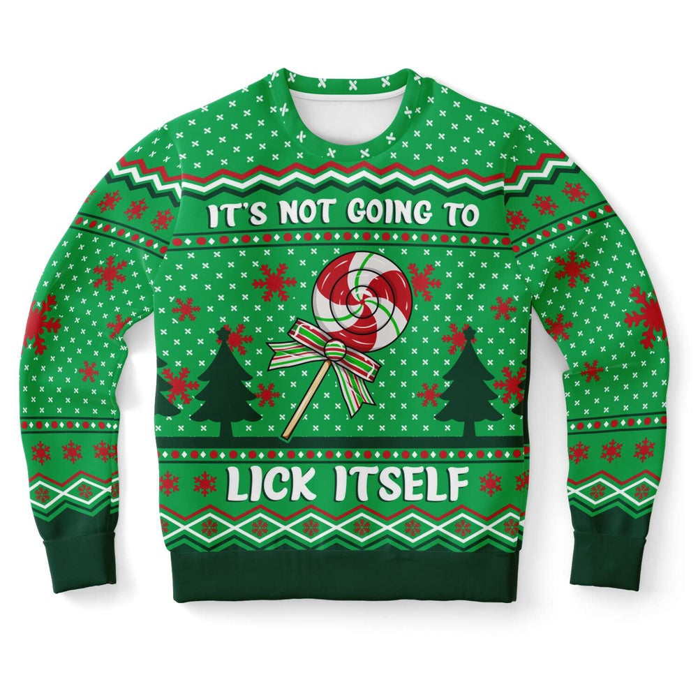 It's Not Going To Lick Itself Ugly Christmas Sweater, Christmas Ugly Sweater, Sweater Xmas, Ugly Sweater