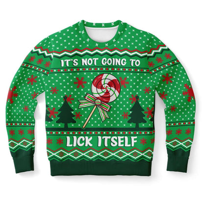 It's Not Going To Lick Itself Ugly Christmas Sweater, Christmas Ugly Sweater, Sweater Xmas, Ugly Sweater