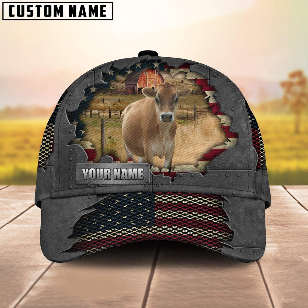 Jersey Customized Name US Flag Net Cap, Farmer Cap, Cap For Farmers, Best Farm Hat, Farm Use Hat