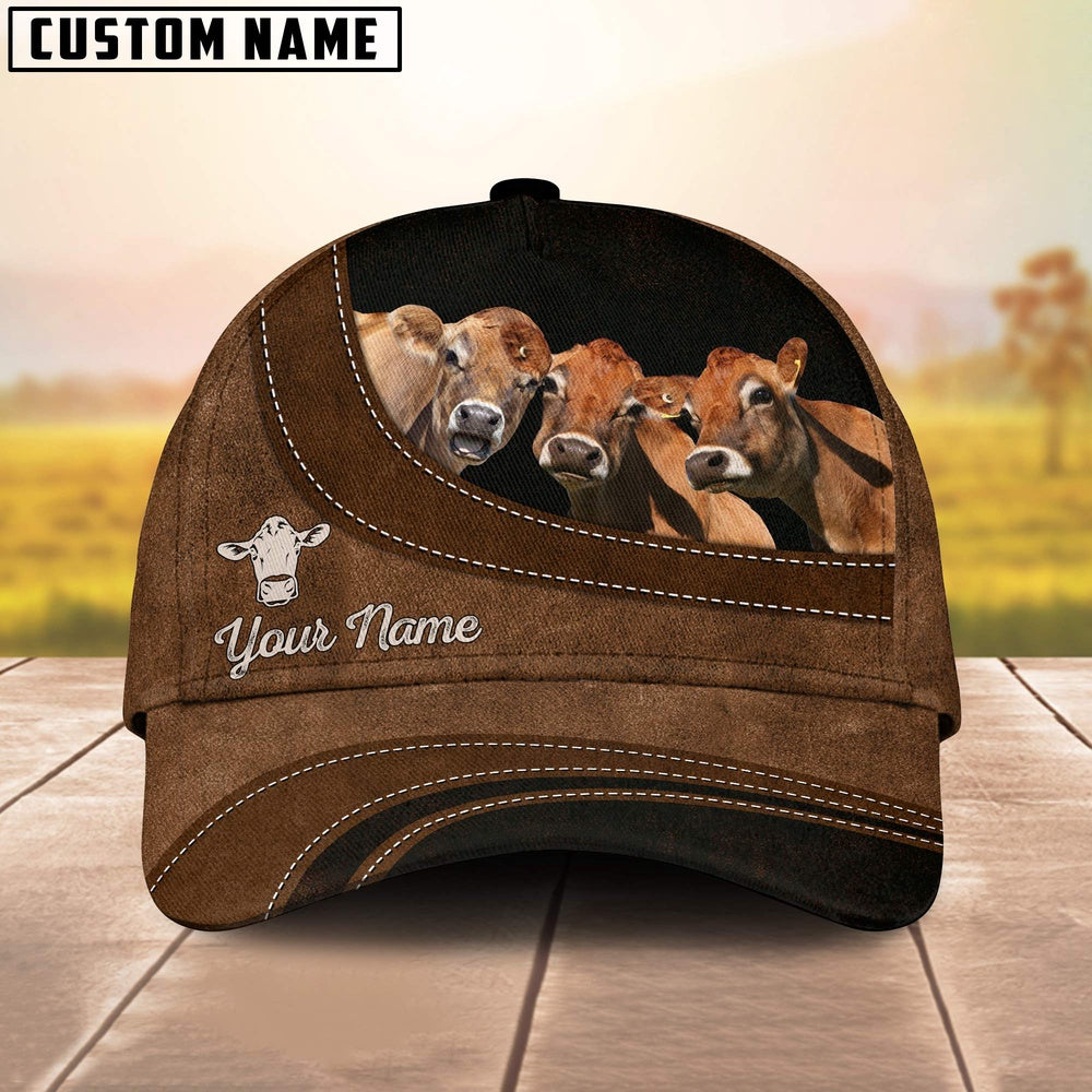 Jersey Happiness Customized Name Cap, Farmer Cap, Cap For Farmers, Best Farm Hat, Farm Use Hat