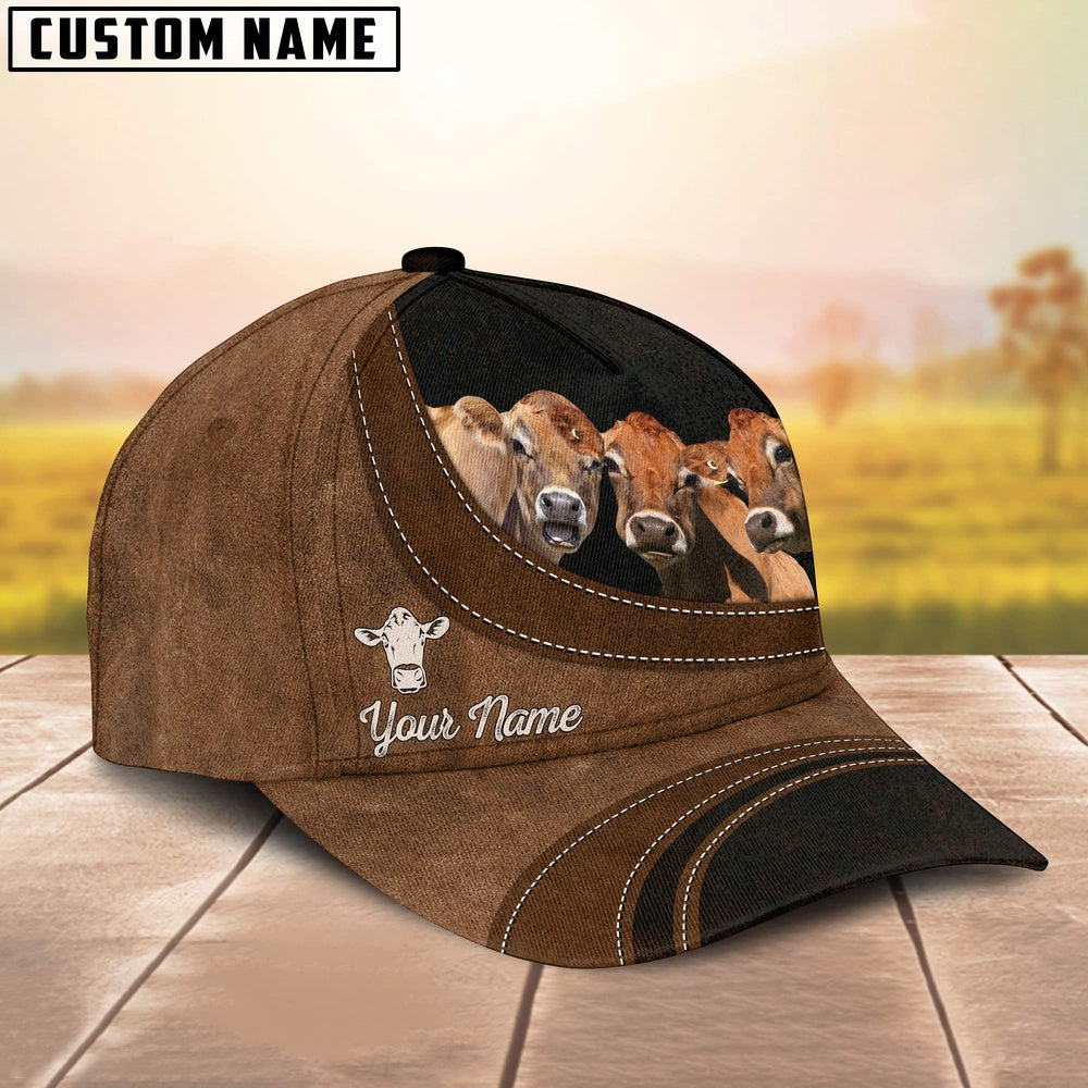Jersey Happiness Customized Name Cap, Farmer Cap, Cap For Farmers, Best Farm Hat, Farm Use Hat