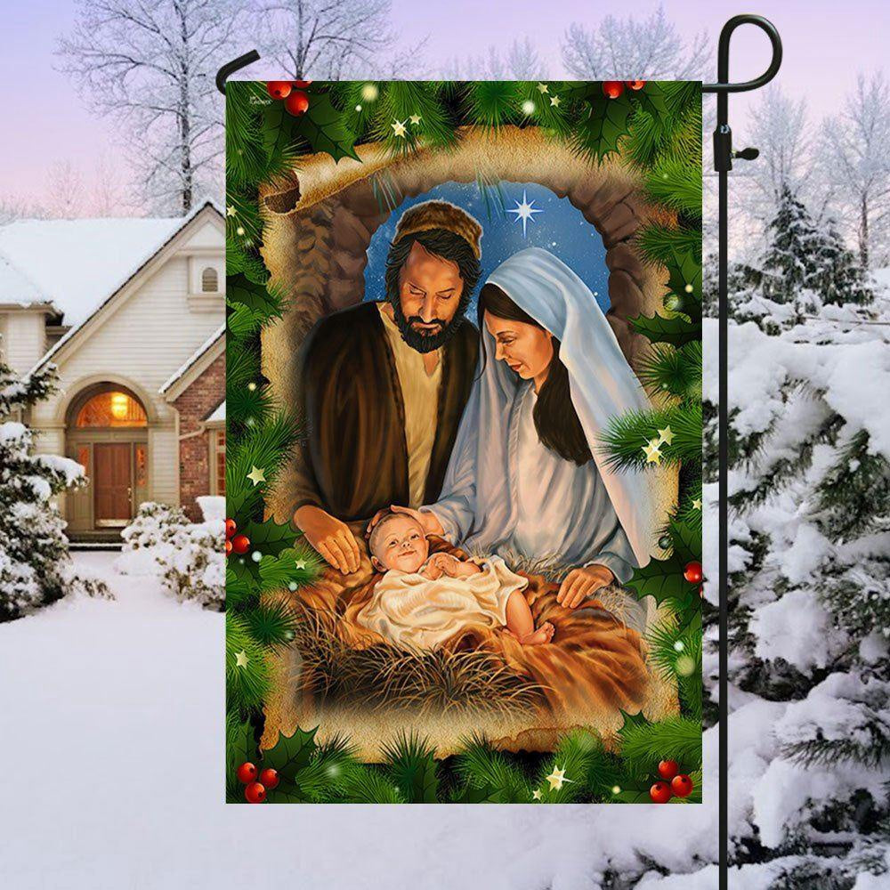 Jesus Is The Reason Christmas Flag Jesus Is Born Nativity Of Jesus, Christmas Outdoor Decor Decoration