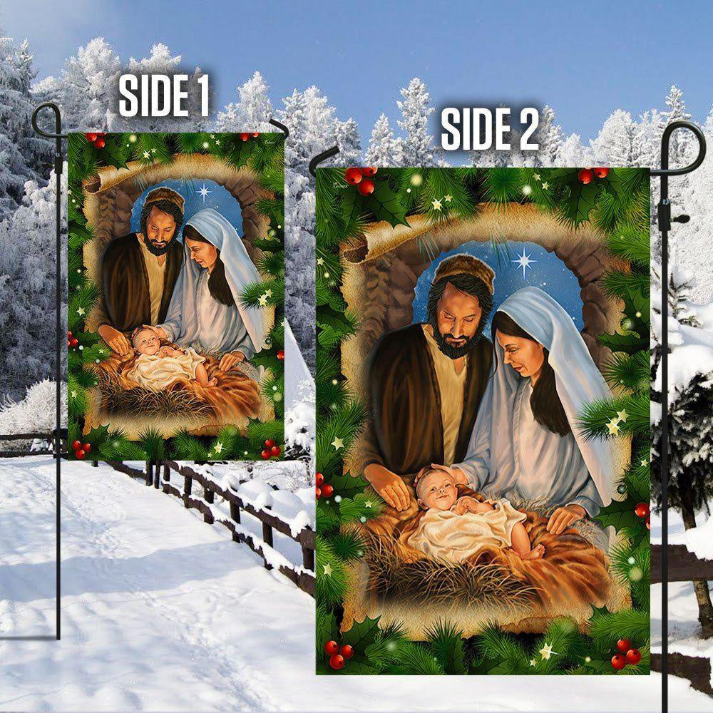 Jesus Is The Reason Christmas Flag Jesus Is Born Nativity Of Jesus, Christmas Outdoor Decor Decoration