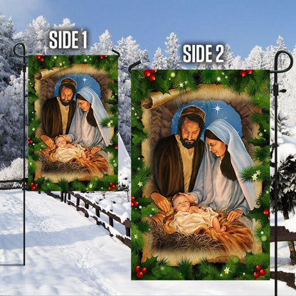 Jesus Is The Reason Christmas Flag Jesus Is Born Nativity Of Jesus, Christmas Outdoor Decor Decoration