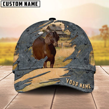 Kalahari Goat Customized Name Cap, Farmer Cap, Cap For Farmers, Best Farm Hat, Farm Use Hat