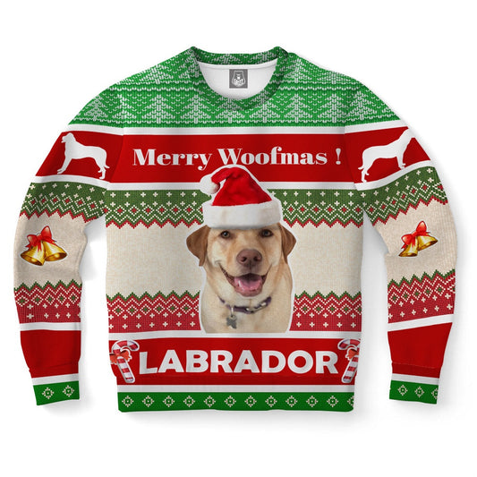 Labrador Retriever Dog Ugly Christmas Sweater, Christmas Ugly Sweater, Sweater Xmas, Ugly Sweater