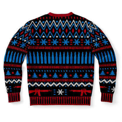 Living in An Ammo Wonderland Ugly Christmas Sweater, Christmas Ugly Sweater, Sweater Xmas, Ugly Sweater
