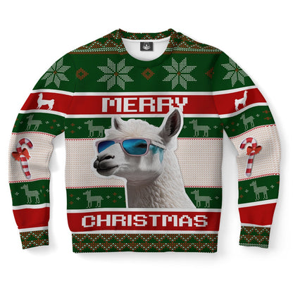 Llama Ugly Christmas Sweater, Christmas Ugly Sweater, Sweater Xmas, Ugly Sweater