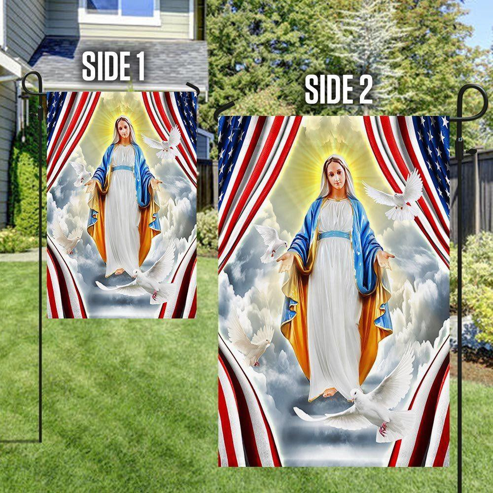 Mary Flag Mother Of Jesus Flag, Christmas Outdoor Decor Decoration