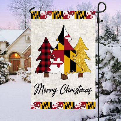 Maryland Christmas Flag Christmas Tree Maryland Christmas Decor, Christmas Outdoor Decor Decoration