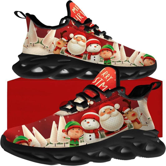 Merry Christmas And Happy New Year My Friend Max Soul Shoes, Christmas Sneakers, Christmas Shoes, Christmas Clunky Sneaker