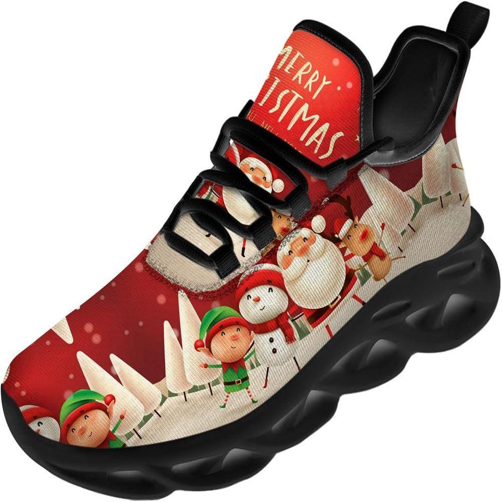 Merry Christmas And Happy New Year My Friend Max Soul Shoes, Christmas Sneakers, Christmas Shoes, Christmas Clunky Sneaker