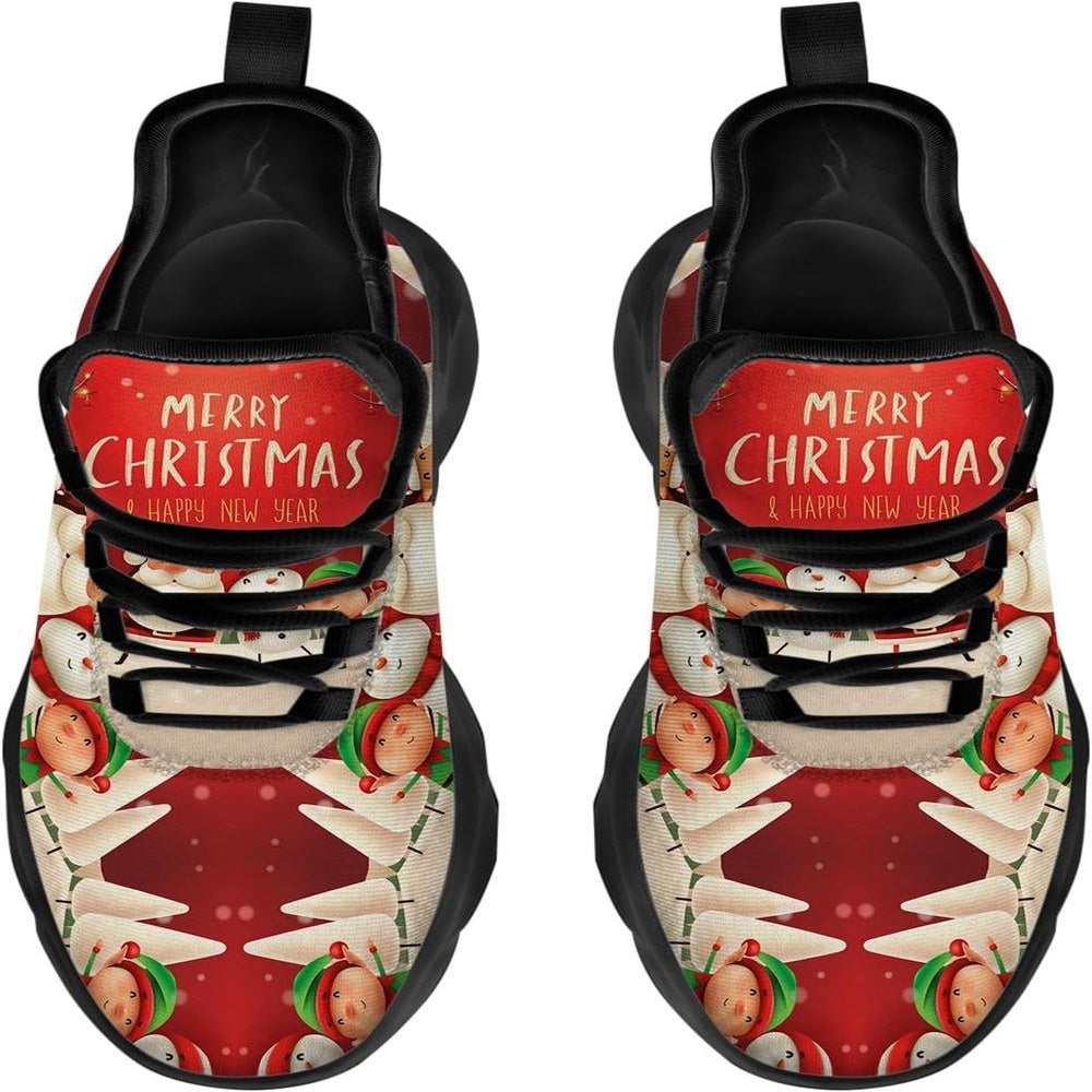Merry Christmas And Happy New Year My Friend Max Soul Shoes, Christmas Sneakers, Christmas Shoes, Christmas Clunky Sneaker