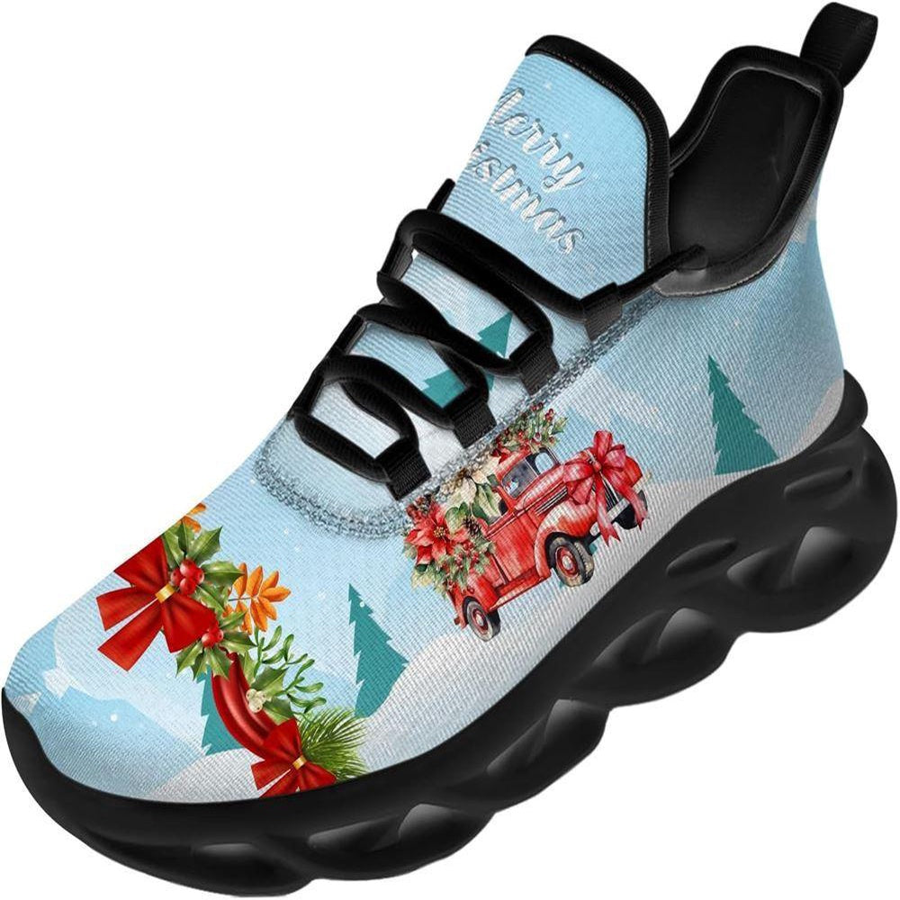 Merry Christmas Car Max Soul Shoes, Christmas Sneakers, Christmas Shoes, Christmas Clunky Sneaker