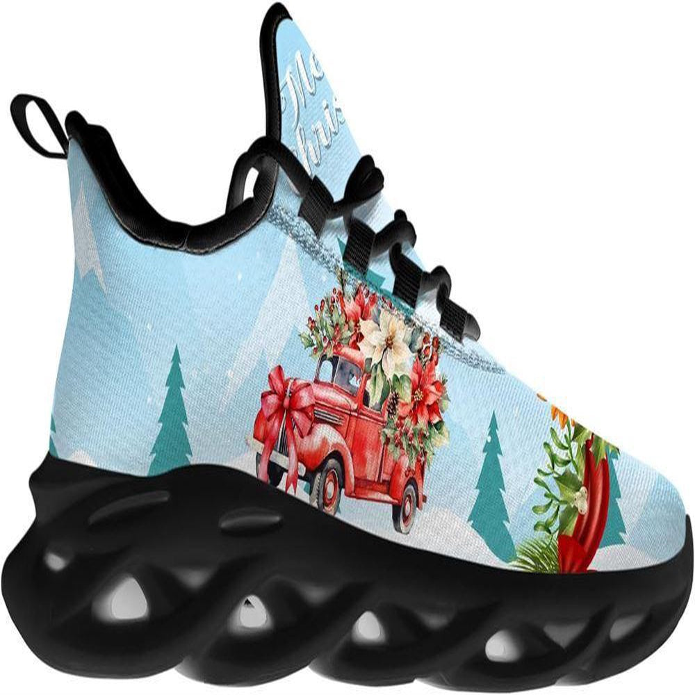 Merry Christmas Car Max Soul Shoes, Christmas Sneakers, Christmas Shoes, Christmas Clunky Sneaker