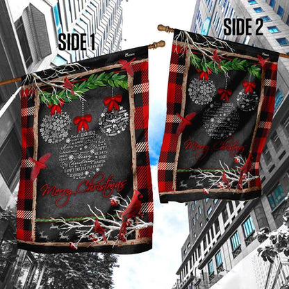 Merry Christmas Flag, Christmas Outdoor Decor Decoration