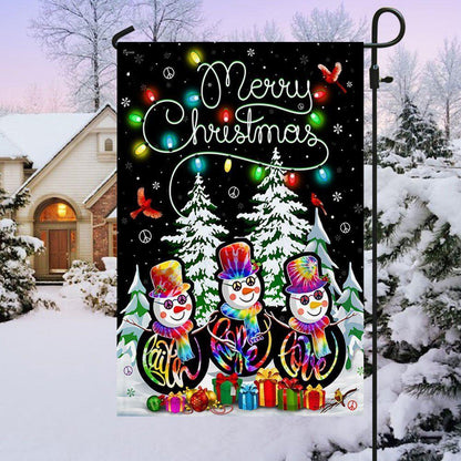 Merry Christmas Flag Faith Hope Love, Christmas Outdoor Decor Decoration