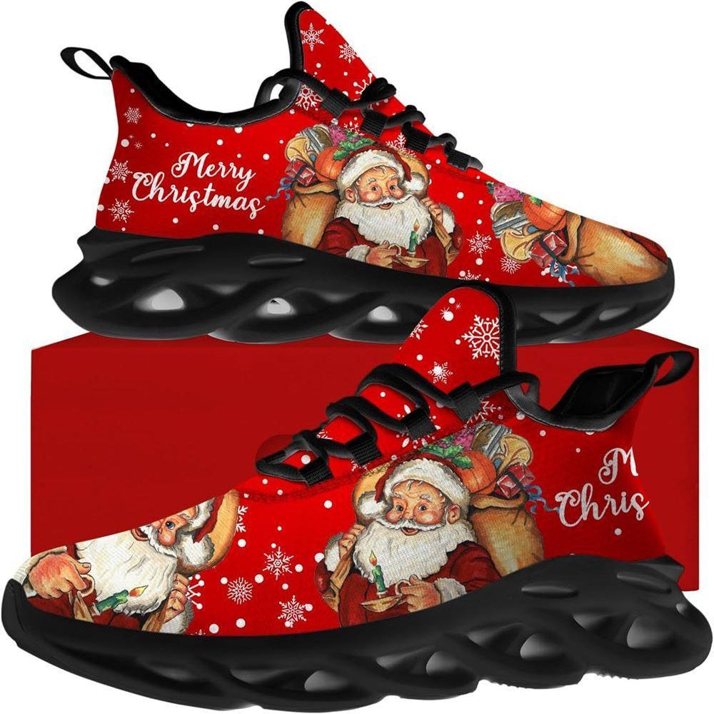 Merry Christmas Gift From Santa Max Soul Shoes, Christmas Sneakers, Christmas Shoes, Christmas Clunky Sneaker