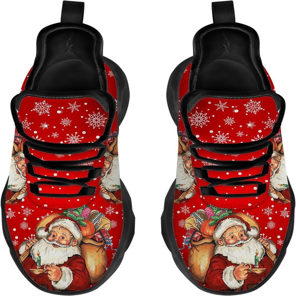 Merry Christmas Gift From Santa Max Soul Shoes, Christmas Sneakers, Christmas Shoes, Christmas Clunky Sneaker