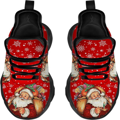 Merry Christmas Gift From Santa Max Soul Shoes, Christmas Sneakers, Christmas Shoes, Christmas Clunky Sneaker