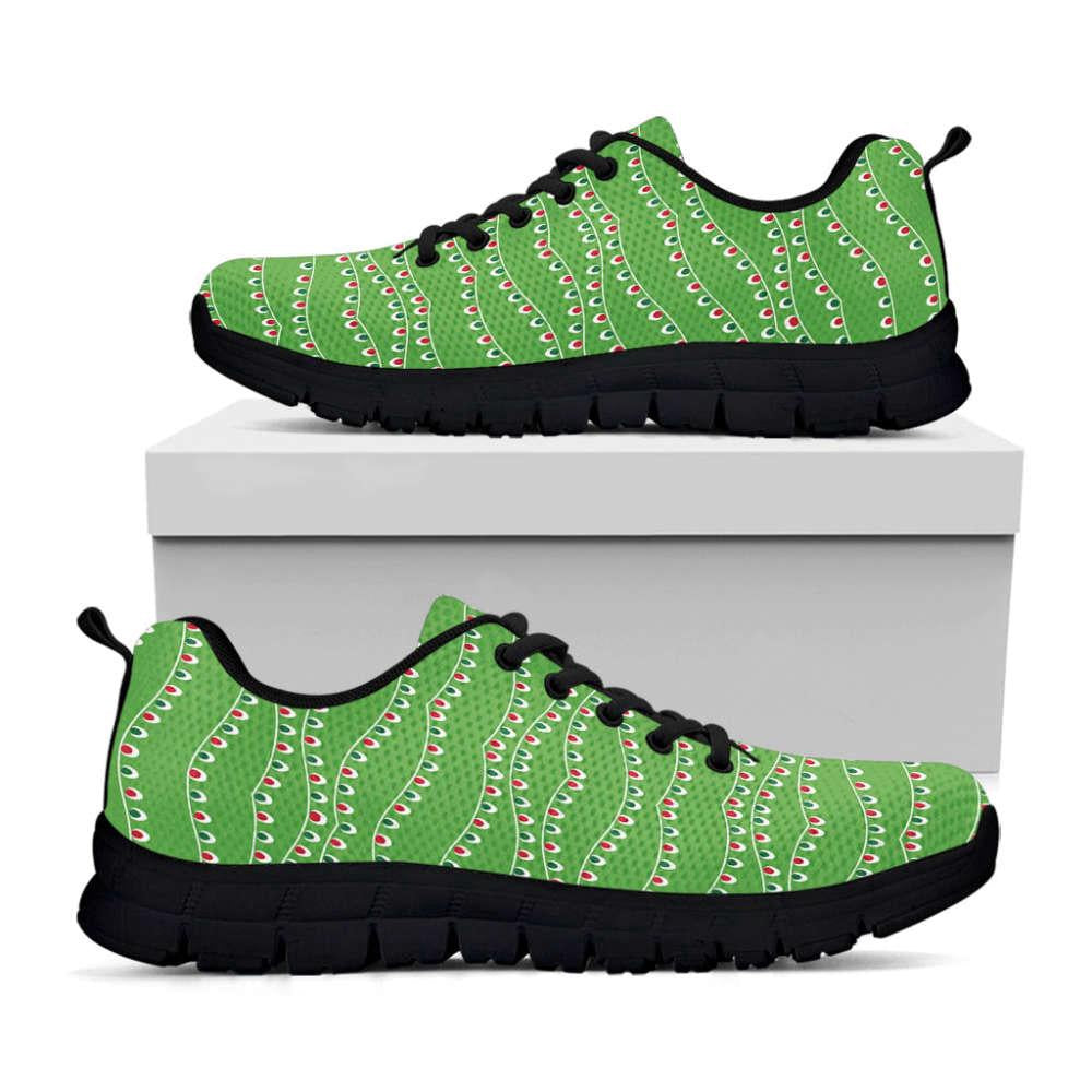 Merry Christmas Lights Pattern Print Shoes Sneaker, Christmas Shoes, Chistmas Sneaker, Christmas Running Shoes