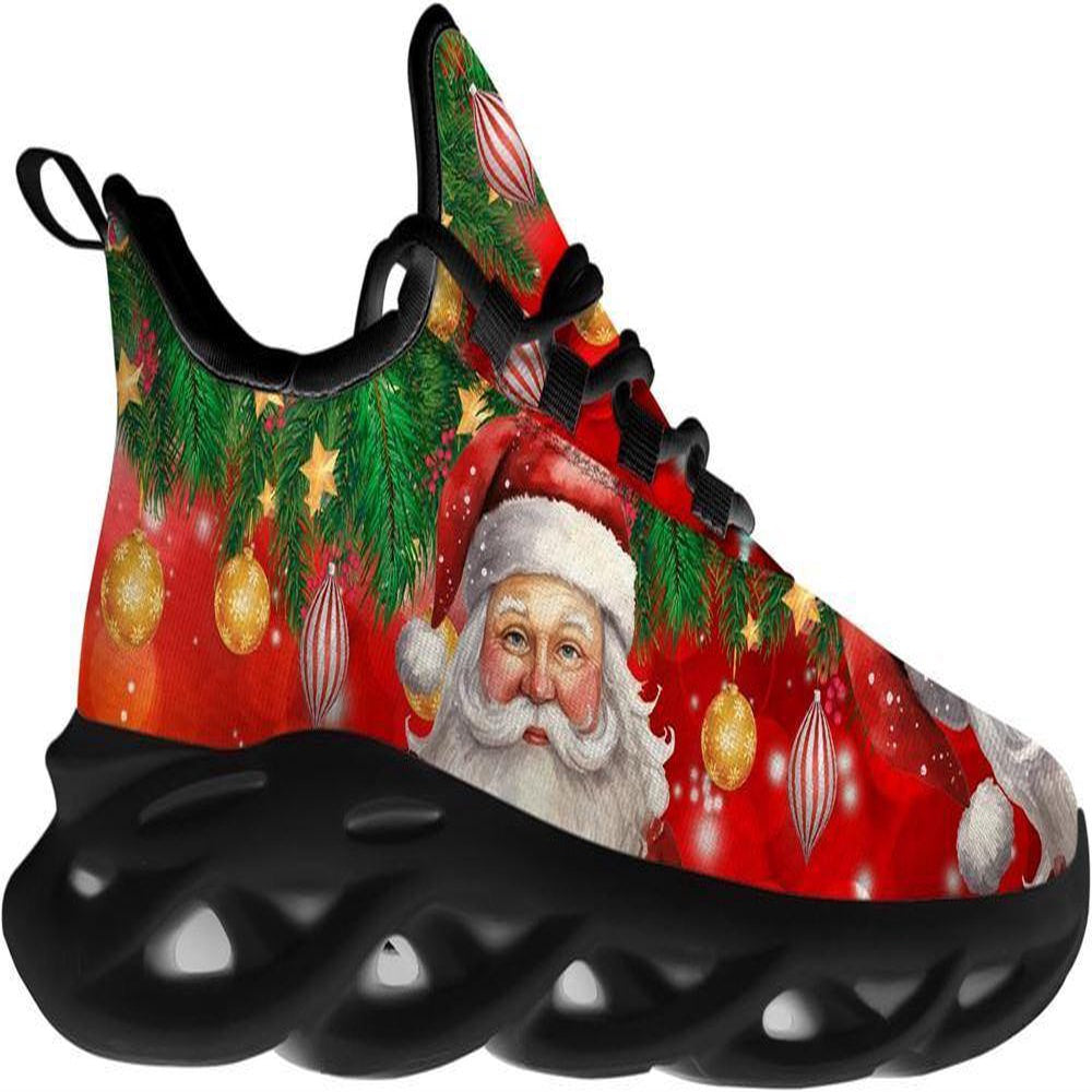 Merry Christmas Santa Max Soul Shoes, Christmas Sneakers, Christmas Shoes, Christmas Clunky Sneaker