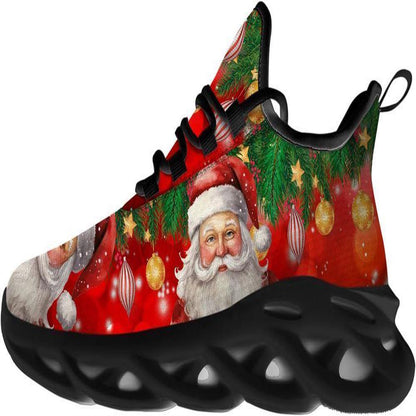 Merry Christmas Santa Max Soul Shoes, Christmas Sneakers, Christmas Shoes, Christmas Clunky Sneaker
