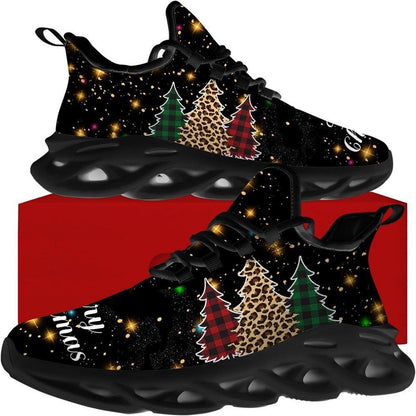 Merry Christmas Tree Max Soul Shoes, Christmas Sneakers, Christmas Shoes, Christmas Clunky Sneaker