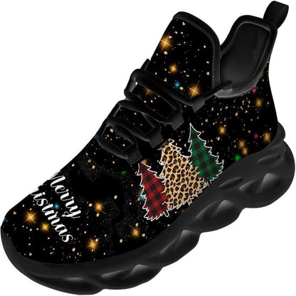 Merry Christmas Tree Max Soul Shoes, Christmas Sneakers, Christmas Shoes, Christmas Clunky Sneaker