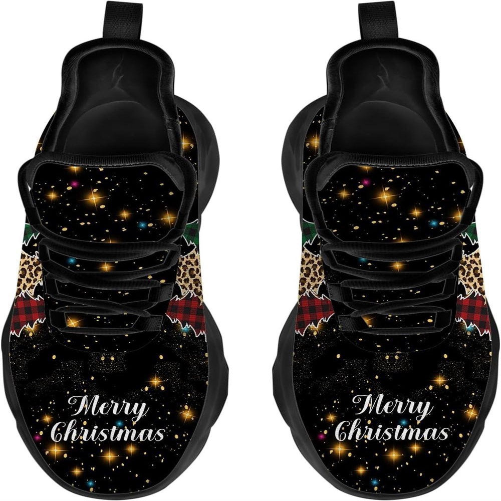 Merry Christmas Tree Max Soul Shoes, Christmas Sneakers, Christmas Shoes, Christmas Clunky Sneaker