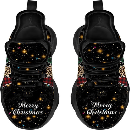 Merry Christmas Tree Max Soul Shoes, Christmas Sneakers, Christmas Shoes, Christmas Clunky Sneaker