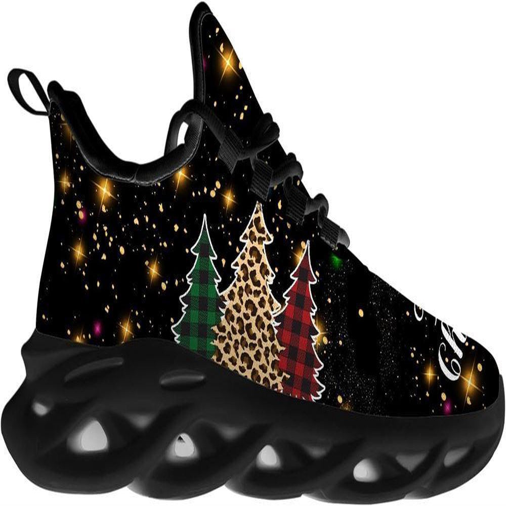 Merry Christmas Tree Max Soul Shoes, Christmas Sneakers, Christmas Shoes, Christmas Clunky Sneaker