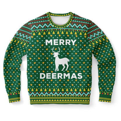 Merry Deermas Ugly Christmas Sweater, Christmas Ugly Sweater, Sweater Xmas, Ugly Sweater
