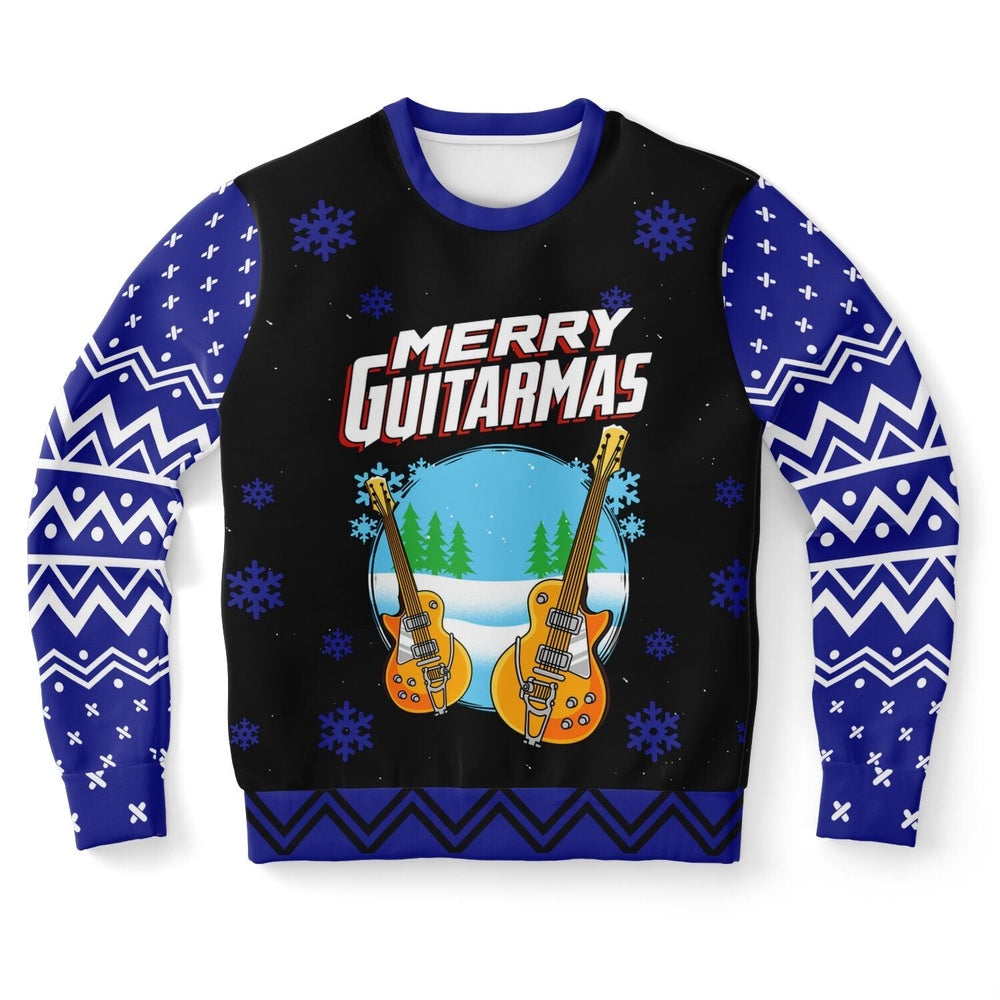 Merry Guitarmas Ugly Christmas Sweater, Christmas Ugly Sweater, Sweater Xmas, Ugly Sweater