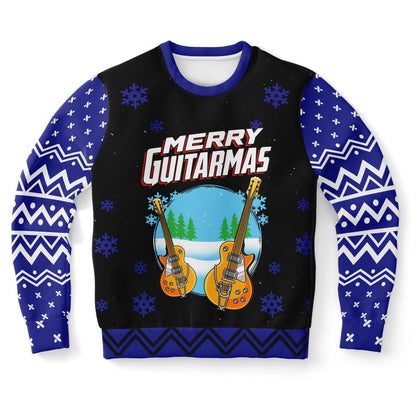 Merry Guitarmas Ugly Christmas Sweater, Christmas Ugly Sweater, Sweater Xmas, Ugly Sweater
