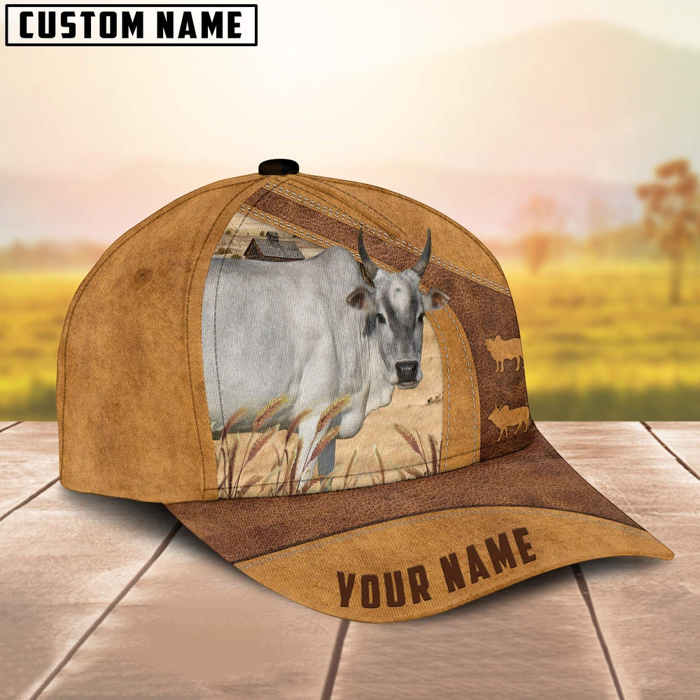 Mini Zebu Custom Name Cap, Farmer Cap, Cap For Farmers, Best Farm Hat, Farm Use Hat