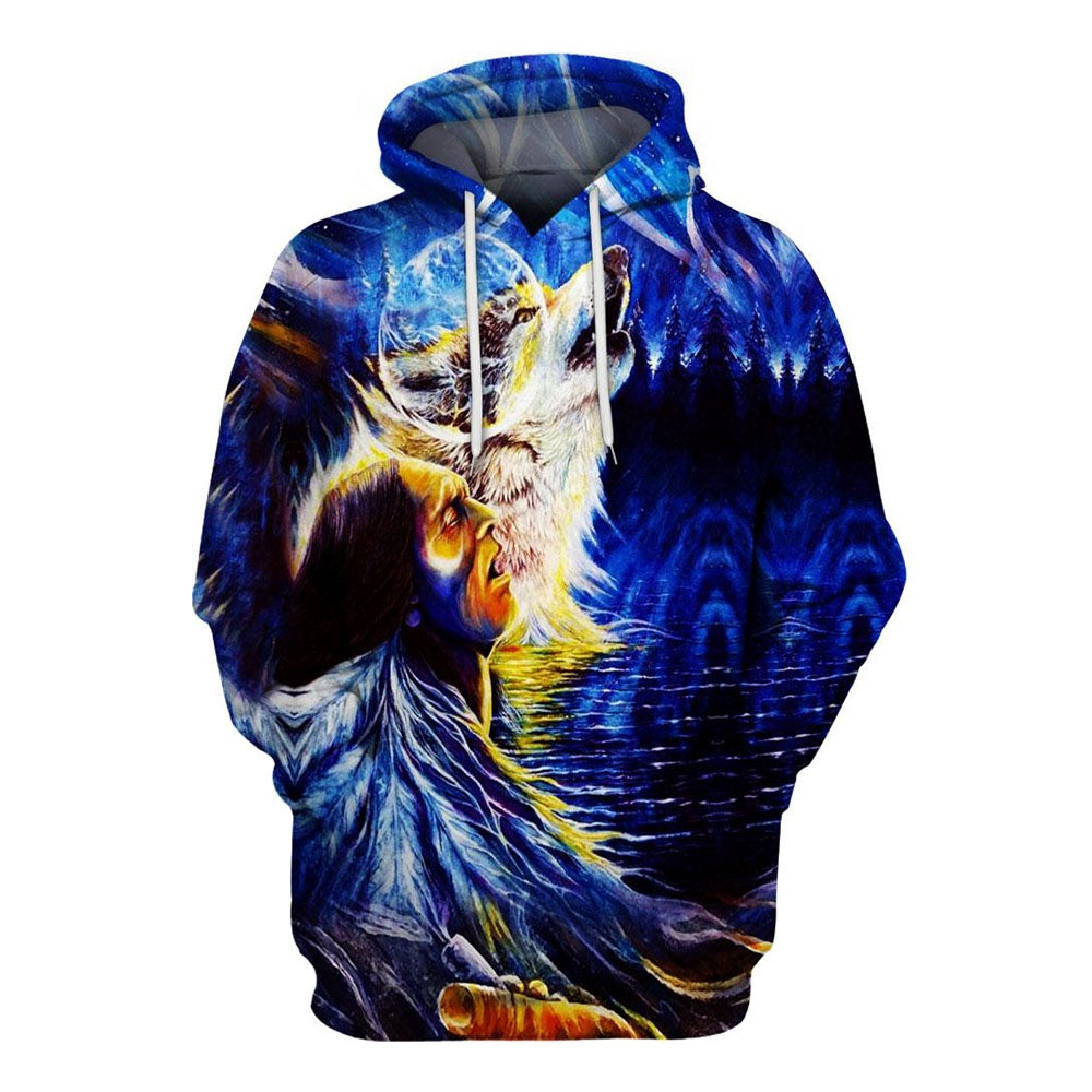 Native American The Curse All Over Print Hoodie, Native American Hoodie, 3D Native American Hoodie