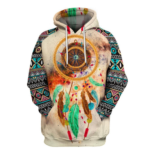 Native American Wind Chimes All Over Print Hoodie, Native American Hoodie, 3D Native American Hoodie