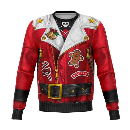 Oh What Fun It Is To Ride Biker Christmas Ugly Sweater, Christmas Ugly Sweater, Sweater Xmas, Ugly Sweater