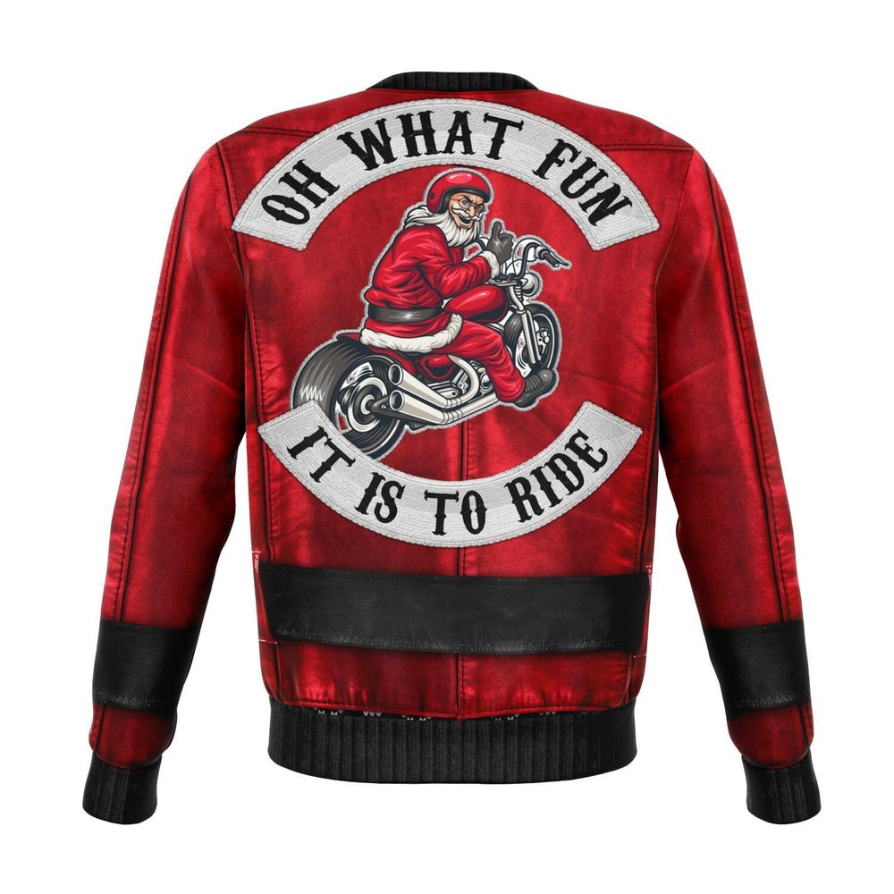 Oh What Fun It Is To Ride Biker Christmas Ugly Sweater, Christmas Ugly Sweater, Sweater Xmas, Ugly Sweater