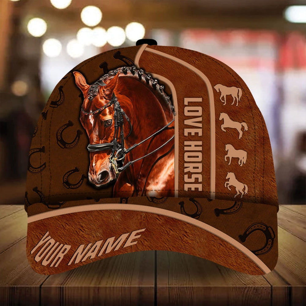 Personalized Isaac epic art horse zip leather with fur pattern cap, Farmer Cap, Cap For Farmers, Best Farm Hat, Farm Use Hat