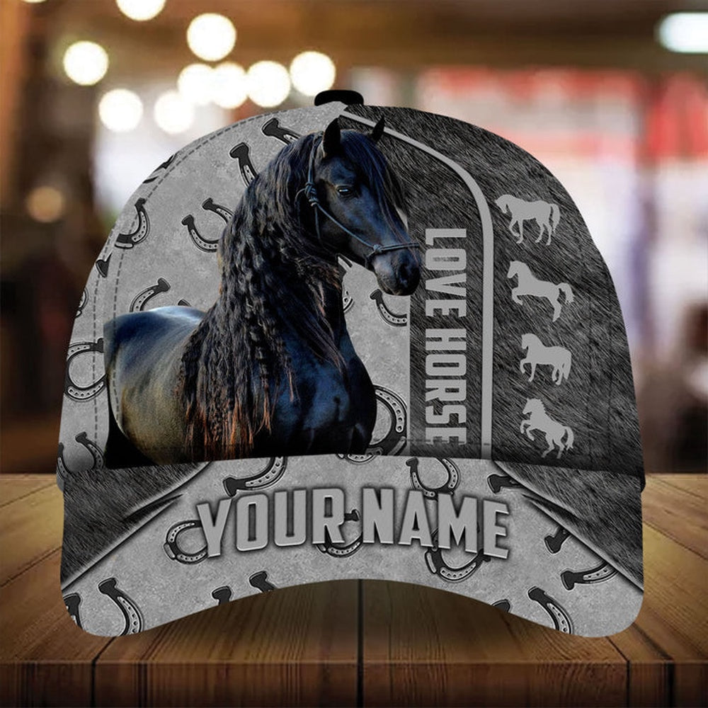 Personalized Isaac epic art horse zip leather with fur pattern cap, Farmer Cap, Cap For Farmers, Best Farm Hat, Farm Use Hat