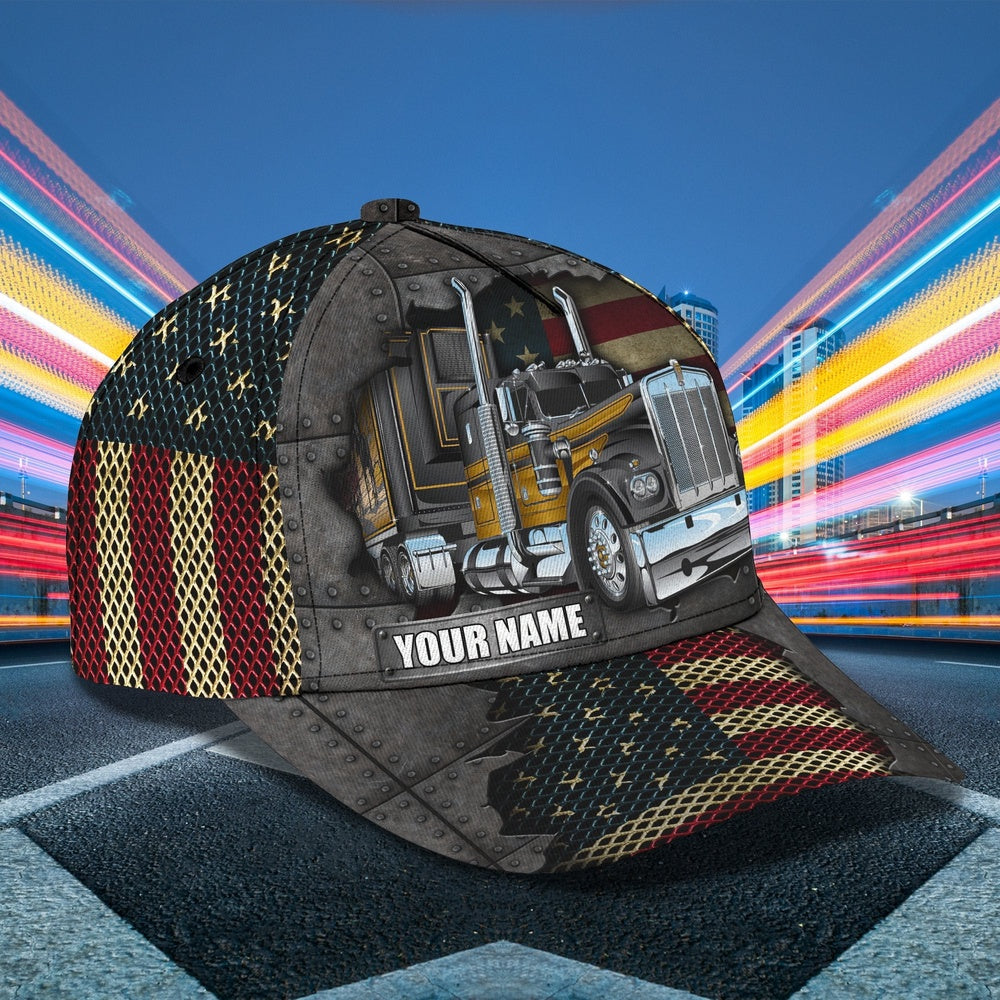 Personalized Name American flag Trucker Classic Cap, Farmer Cap, Cap For Farmers, Best Farm Hat, Farm Use Hat