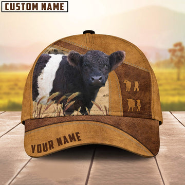 Personalized Name Belted Galloway Cap, Farmer Cap, Cap For Farmers, Best Farm Hat, Farm Use Hat