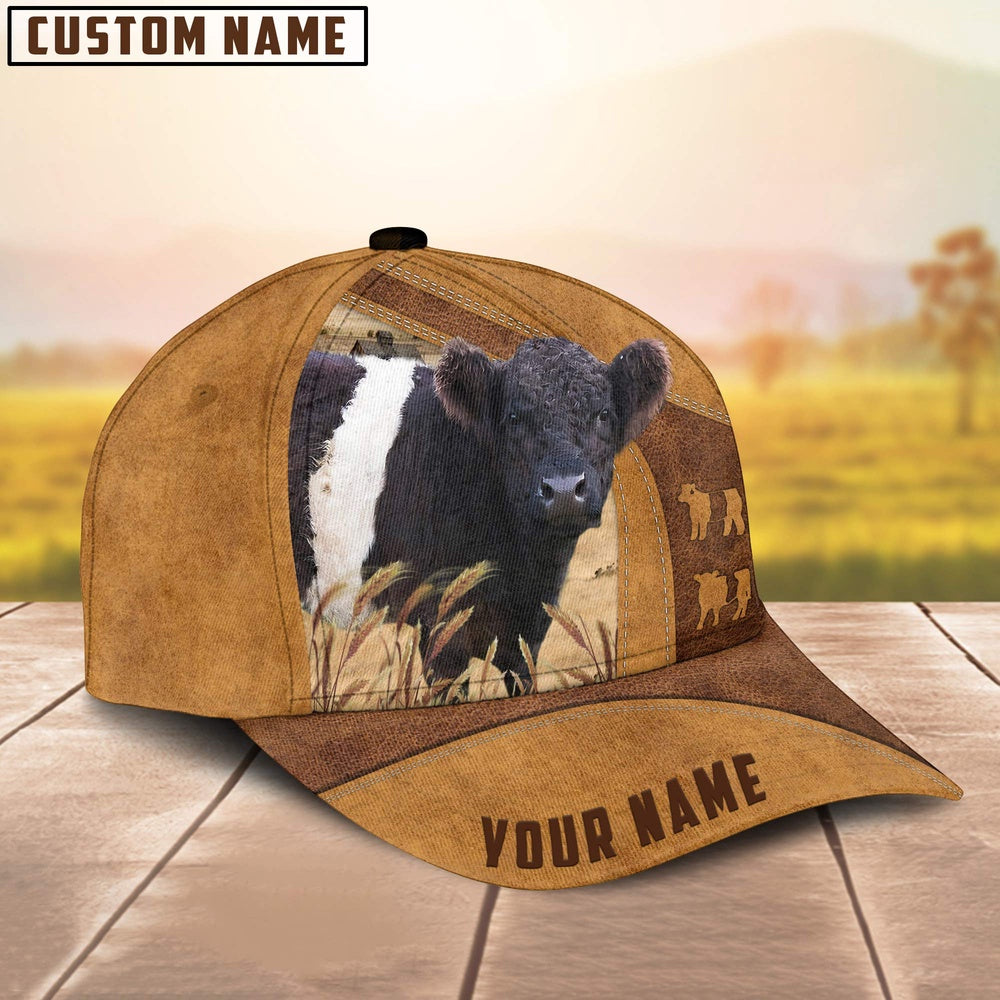 Personalized Name Belted Galloway Cap, Farmer Cap, Cap For Farmers, Best Farm Hat, Farm Use Hat